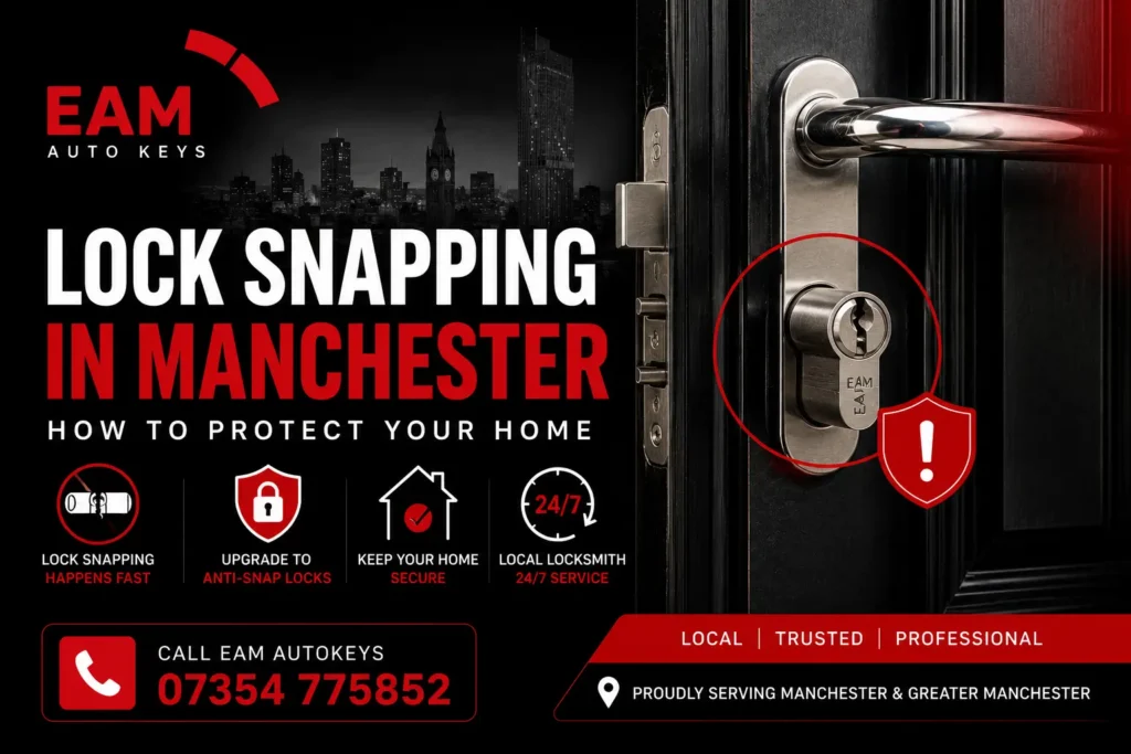 EAM Auto Keys lock snapping protection and anti-snap lock upgrade service in Manchester